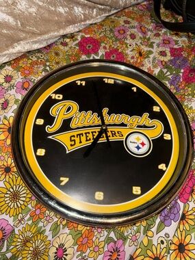 Pittsburgh Steelers Wall Clock!!!
